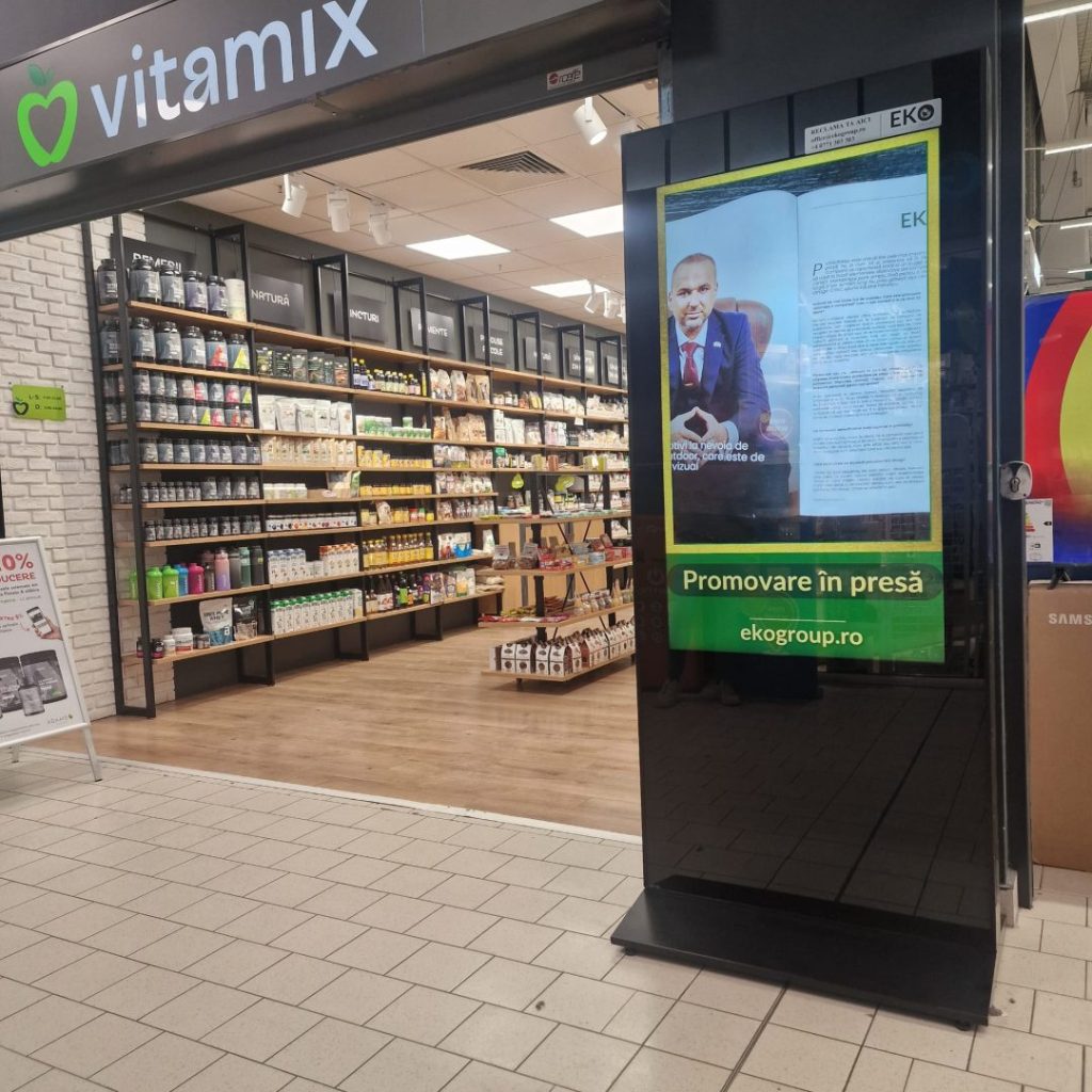 EkoGroup Revoluționează Publicitatea Digitală cu Rețeaua DOOH Indoor